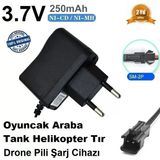3.7V Oyuncak Araba Drone Helikopter Yat Tank Pili Şarj Cihazı (Kargo Bedava) Sınekbıt09763
