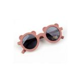 3-8 Yaş Cool Ayıcık Çocuk Güneş Gözlüğü 400 Uv Koruma -koyu Pembe