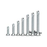 3.9 Akıllı Vida Matkap Uçlu Vida Seti | 3.9X13 3.9X16 3.9X19 3.9X22 3.9X25 3.9X32 3.9X38 | Kendinden Delici Sac ve Metal Montaj Vidası - 000-Siyah