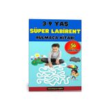 3-9 Yaş Süper Labirent Kitabı (Spiralli)