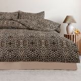 ₺3.999,00: Schafer Home Leopard 3D Pamuk Çift Kişilik Nevresim Takımı 4 Parça
