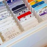 3 Adet 11 Gözlü Çekmece Içi Düzenleyici Organizer Çorap Iç Çamaşırı Tişört Boxer