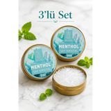 3 Adet 25g Saf Kristal Mentol . | Pure Crystal Menthol | Katkısız & Doğal Sauna, Hamam, Buhar Banyosu