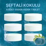 3 Adet 2X500 gr Nem Alıcı Rutubet ve Küf Önleyici Yedek Tablet Şeftali