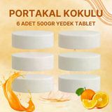 3 Adet 2X500gr - Portakal - Nem Alıcı Rutubet Giderici Yedek Tablet