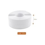 3 Adet- 3.2m x 38 mm Su Sızdırmaz Banyo Mutfak Lavabo Küvet Izolasyon Şerit (Beyaz) - standart