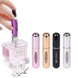 3 adet 5 ml Taşınabilir Mini Doldurulabilir Parfüm Şişesi Sprey Kokulu Pompalı Boş Kozmetik Kapları Püskürtme Şişesi Seyahat Aracı için