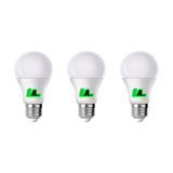 3 Adet 9W LED Ampul A+ 6500K Soğuk Beyaz Işık Lamba Aydınlatma ASA-12082 Enerji Tasarruflu Uzun Ömürlü E27
