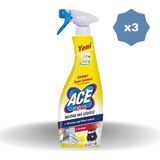 3 ADET Ace Ultra Köpük Çamaşır Susuz Mutfak 700 Ml
