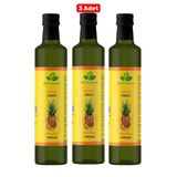 3 Adet Ananas Sirkesi Doğal Fermantasyon Detox Sirke 500 Ml