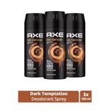 3 Adet Axe Dark Temptatıon Bay Parfüm Kofre 150 Ml