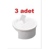 3 Adet Banyo Home Banyo Gider Kapağı Yer Süzgeci, Izgarası Gider Kapağı - 1 Adet