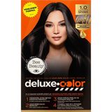 3 Adet Bee Beauty Deluxe Color Kit Saç Boyası 1.0 Siyah