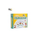 3 Adet Bee Smart Ahşap Renkli Tangram Oyunu