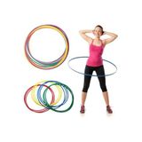 3 Adet Bel Çevirme Çemberi 60cm Hulahop Renkli Hula Hop Hulalop Çember Jimnastik Çemberi Hulohop