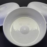 3 Adet Beyaz Renk Plastik Hamam Banyo Curun Sauna Termal Kaplıca Tası Maşrapa 20 Cm Çap 5 Cm Yükseklik