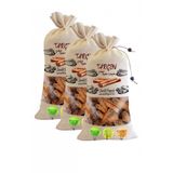 3 Adet Bez Torba Seylon Tarçın 220 gr 3 Adet