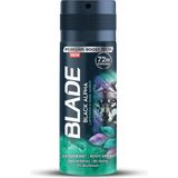 3 Adet Blade Black Alpha Erkek Sprey Deodorant 150 Ml