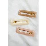 3 ADET BÜYÜK KEMİK PENS SAÇ TOKASI