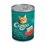 3 Adet Cango Yetişkin Yaş Kedi Maması Etli 415 gr