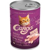 3 ADET Cango Yetişkin Yaş Kedi Maması Tavuklu 415 Gr