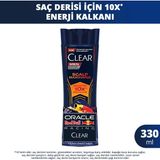 3 Adet Clear Men Kepeğe Karşı Etkili Şampuan Scalp Maxcharge Oracle Red Bull Racing 330 Ml