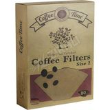 3 Adet Coffe Time Kahve Filtre Kağıdı No:2 80'li
