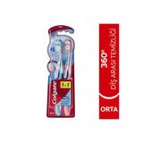3 Adet Colgate Diş Fırçası 360 Diş Arası Temizliği 1+1