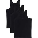 3 Adet Compact Penye Siyah Erkek Atlet %100 Pamuk Standart Fit Normal Kesim 3'lü Paket