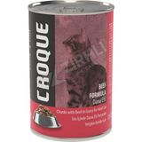 3 ADET Croque Dana Etli Konserve Yetişkin Kedi Maması 400 Gr