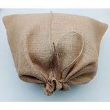 3 Adet Doğal Jüt Torba 40 x 35 cm En x Boy Büzgülü Jut Kese Doğal Ambalaj Paketleme Bayram Şekeri Torbası Hasır Torba Yılbaşı Hediye Paketi Nikah Şekeri Hediye Vegan Depo Kesesi Istanbul Sandalet - Naturel
