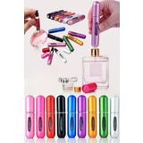 3 Adet Doldurulabilir Parfüm Şişesi Taşınabilir Seyahat Çanta İçi Mini Cep Sprey Parfüm Şişesi 5 ml