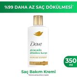 3 Adet Dove Avocado Dökülme Karşıtı Saç Bakım Kremi 350 ml