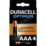 3 Adet Duracell Optimum Ince Kalem Pil Aaa 4'lü