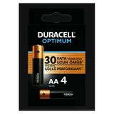 3 Adet Duracell Optimum Kalem Pil 4'lü