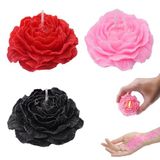 3 ADET Düşük Sıcaklık Mumlar Glitter Şakayık Çiçek Kokulu Mumlar Aromaterapi Romantik Balmumu Oyun Mumlar Sevgililer Günü Hediyeleri Onun için, Aşıklar, Çiftler