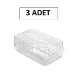 3 Adet Erkek Ayakkabı Saklama Kutusu - Bay - Ayakkabı Kutusu Terlik Çantası