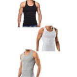 3 Adet Erkek Slim Fit Dar Kalıp Likralı Penye Sporcu Atleti(Rambo Atleti)