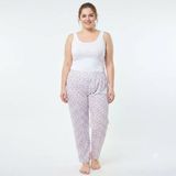 3 Adet Es Eyüp Selda Yazlık Büyük Beden Düz Paça Anne Pijama Altı