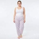 3 Adet Es Eyüp Selda Yazlık Büyük Beden Lastikli Anne Pijama Altı