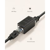 3 Adet Ethernet Kablo Birleştirici RJ45 Coupler - Gigabit Destekli - Yüksek Hızlı Internet Kablo Uzatma Aparatı