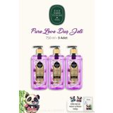 3 Adet Eyüp Sabri Tuncer Pure Love Duş Jeli 750 ml ve 60'lı Doğal Pamuk ROSIE