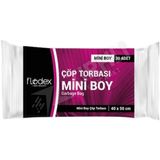 3 Adet Flodex Extra Güçlü Çöp Torbası Mini Boy (Beyaz)