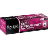 3 Adet Flodex Kilitli Buzdolabı Poşeti Orta