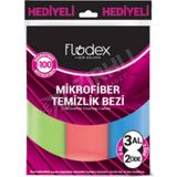 3 Adet Flodex Mikrofiber Temizlik Bezi 3 Al 2 Öde
