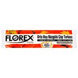 3 Adet Florex Çöp Torbası Orta Boy 55 Cm X 60 Cm Kırmızı Çilek Kokulu Büzgülü 10'Lu Paket