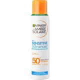 3 Adet Garnier Ambre Solaire Sensitive Advanced Hipoalerjenik Spf 50+ Güneş Koruyucu Mist 150 ml