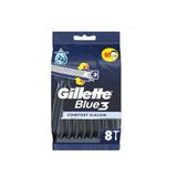 3 Adet Gillette Blue3 Comfort Slalom 8'Li
