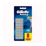 3 Adet Gillette Sensor 3 Plus Comfort Yedek Bıçak 8'Li