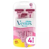3 Adet Gillette Simply Venus 3 Kullan At Kadın Tıraş Bıçağı 4'Lü Paket